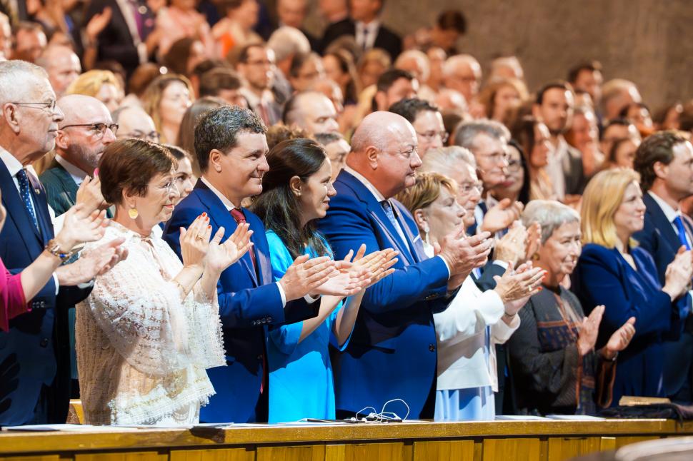 Nicușor Dan și partenera sa au participat la un spectacol de operă în ultima zi a vizitei în Austria. Imagini inedite cu șeful statului 993518