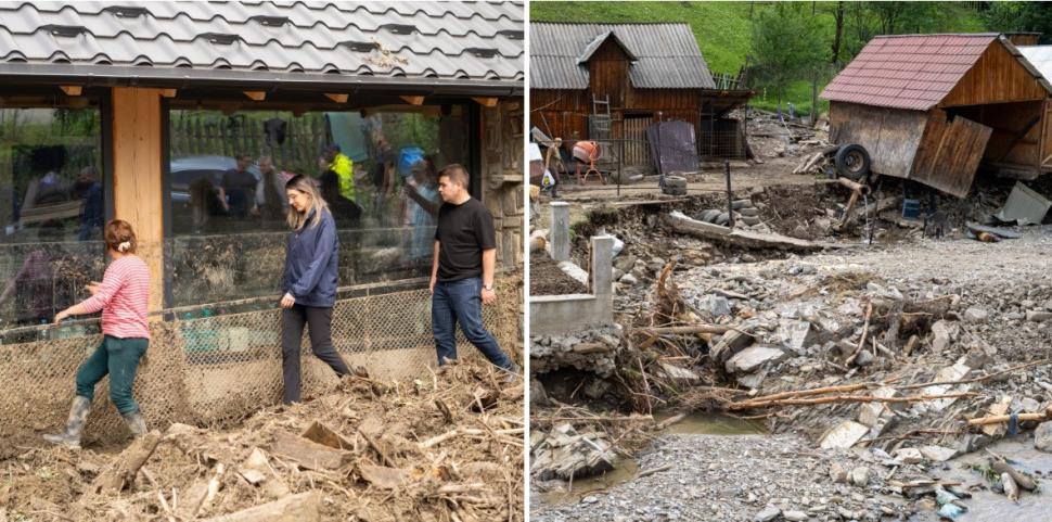 Apele Române şi Hidroelectrica au început să cureţe Barajul Bicaz de leşuri, deşeuri şi buşteni 995606