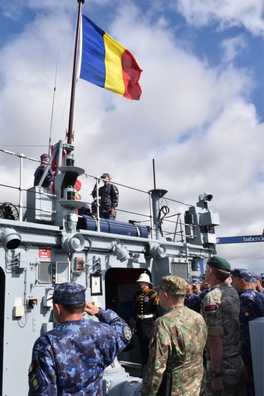 Vânătorul de mine M 271 „Căpitan Constantin Dumitrescu” a intrat în serviciul Forțelor Navale Române 995960