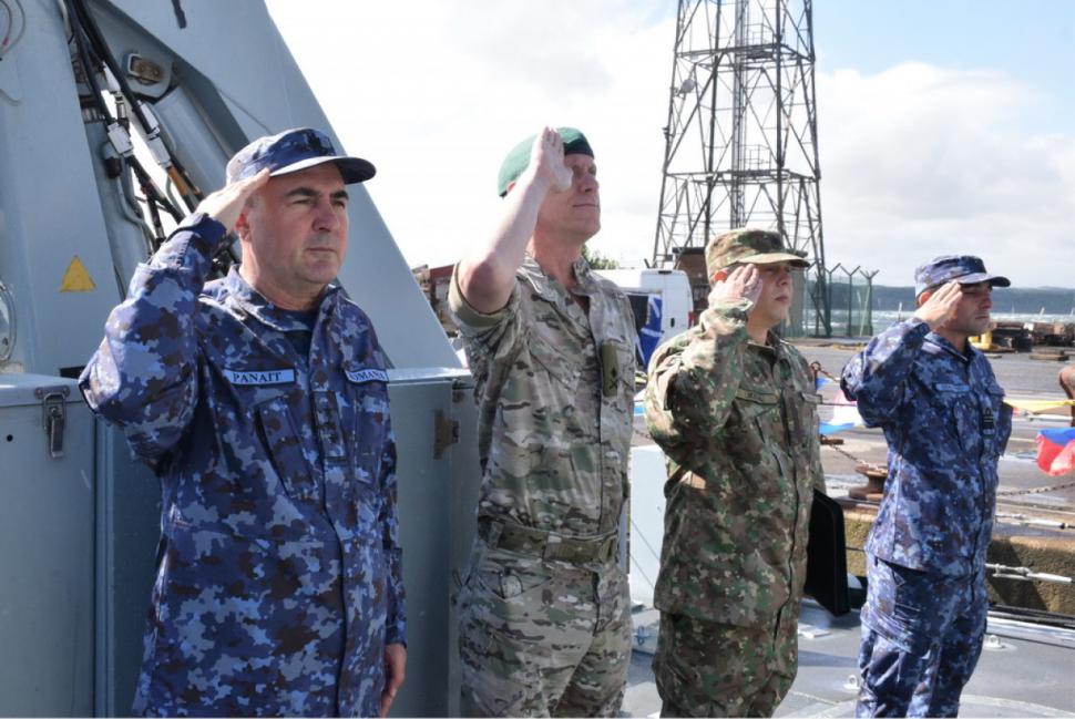 Vânătorul de mine M 271 „Căpitan Constantin Dumitrescu” a intrat în serviciul Forțelor Navale Române 995963