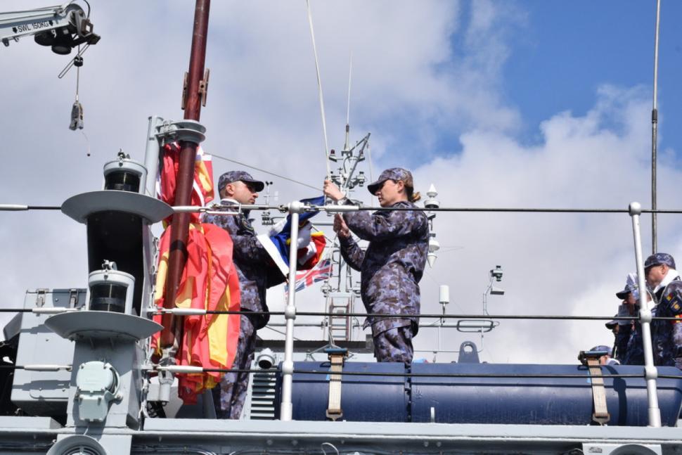 Vânătorul de mine M 271 „Căpitan Constantin Dumitrescu” a intrat în serviciul Forțelor Navale Române 995964