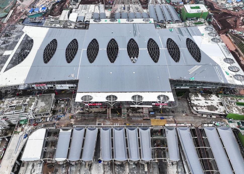 Cea mai mare gară din lume, cât 170 de terenuri de fotbal, a fost deschisă în „orașul 8D” al Chinei: Cum arată terminalul spectaculos 998528