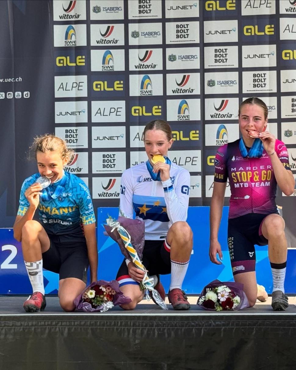 Argint european pentru Diana Maia Faur și prezență record a României la campionatul de ciclism din Suedia 999283