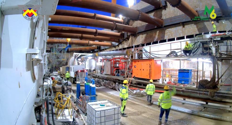 Scutul de forare "Sfânta Maria" finalizează primul segment de tunel între viitoarele stații de metrou Tokyo și Aeroport Băneasa 999763