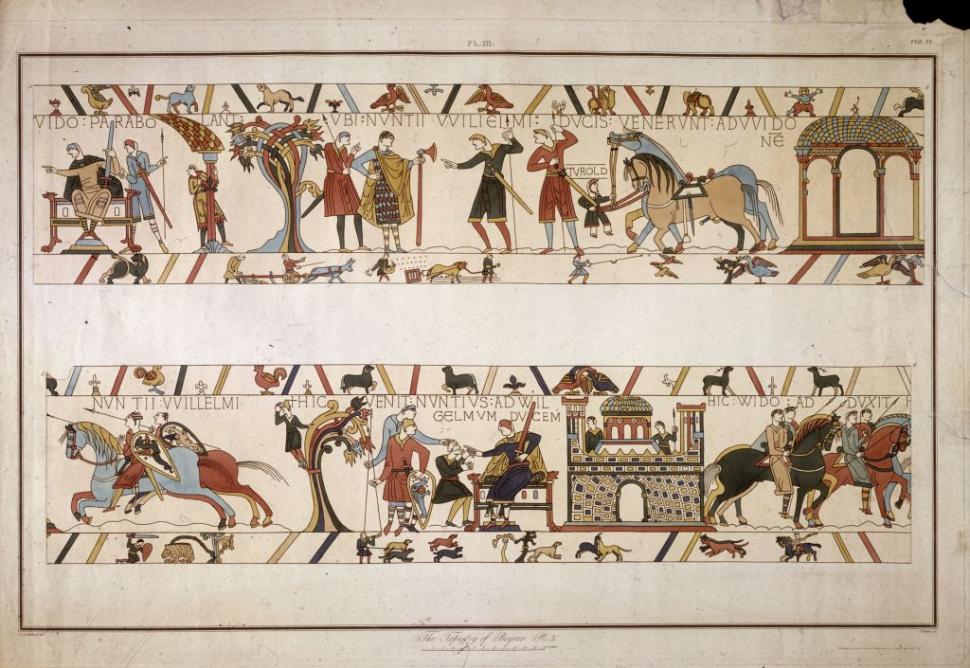 Tapiseria Bayeux va fi adusă la Londra. Întrebarea e însă cum va fi mutată broderia de 70 de metri, veche de nouă secole 999943