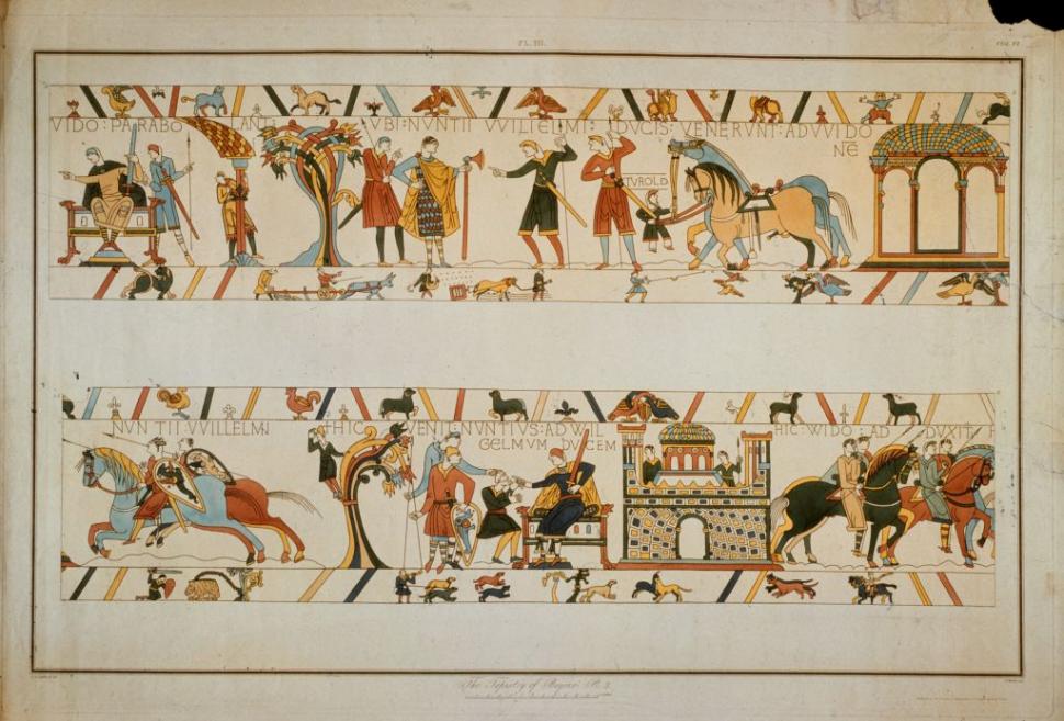 Tapiseria Bayeux va fi adusă la Londra. Întrebarea e însă cum va fi mutată broderia de 70 de metri, veche de nouă secole 999944