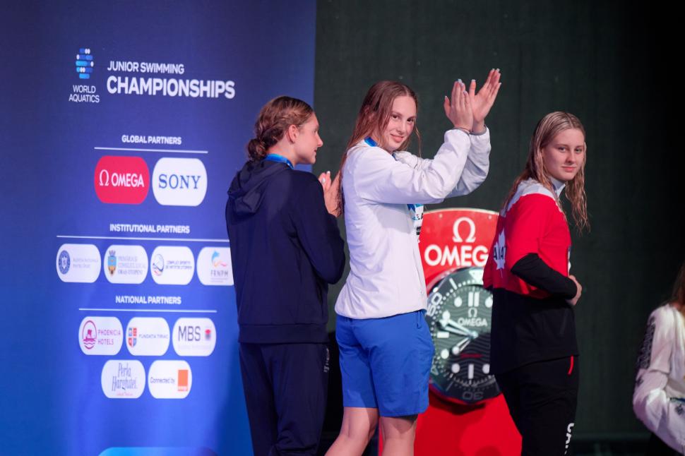Daria Silişteanu a fost medaliată cu argint la Campionatele Mondiale de înot pentru juniori 1000439