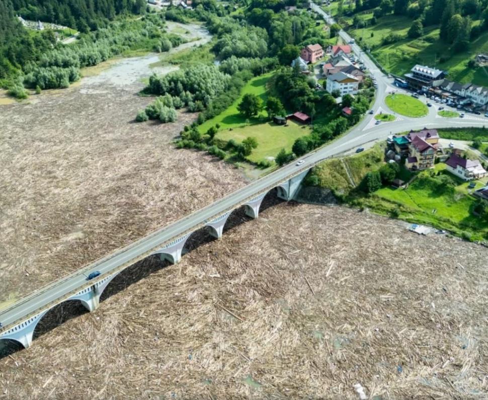 Înainte și după. Imagini cu lacul Izvorul Muntelui, la trei săptămâni după ce a fost acoperit de bușteni, animale moarte și deșeuri 1001449