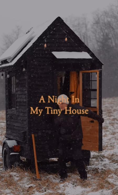 Un bărbat a construit o casă „de lux”, de 1,8 metri pătrați, cu dormitor și bucătărie. Cum arată în interior locuința cât un dulap 1002144