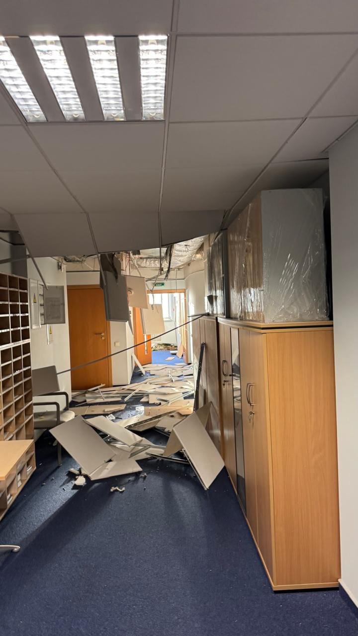 Rusia a bombardat clădirea Delegației Uniunii Europene la Kiev 1002350