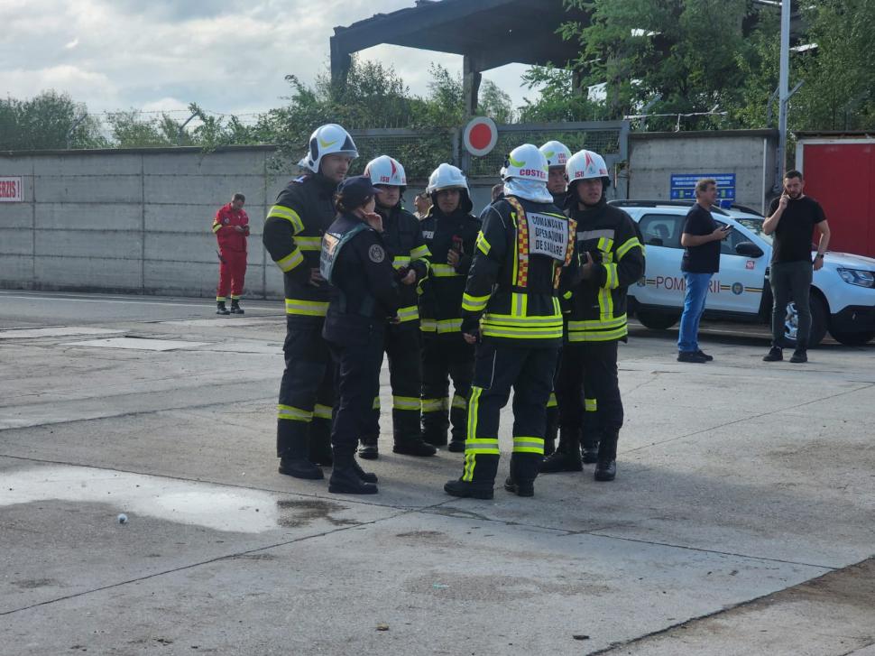 Explozie urmată de incendiu la fabrica de pal Kronospan din Sebeș. Patru oameni sunt răniți 1003170