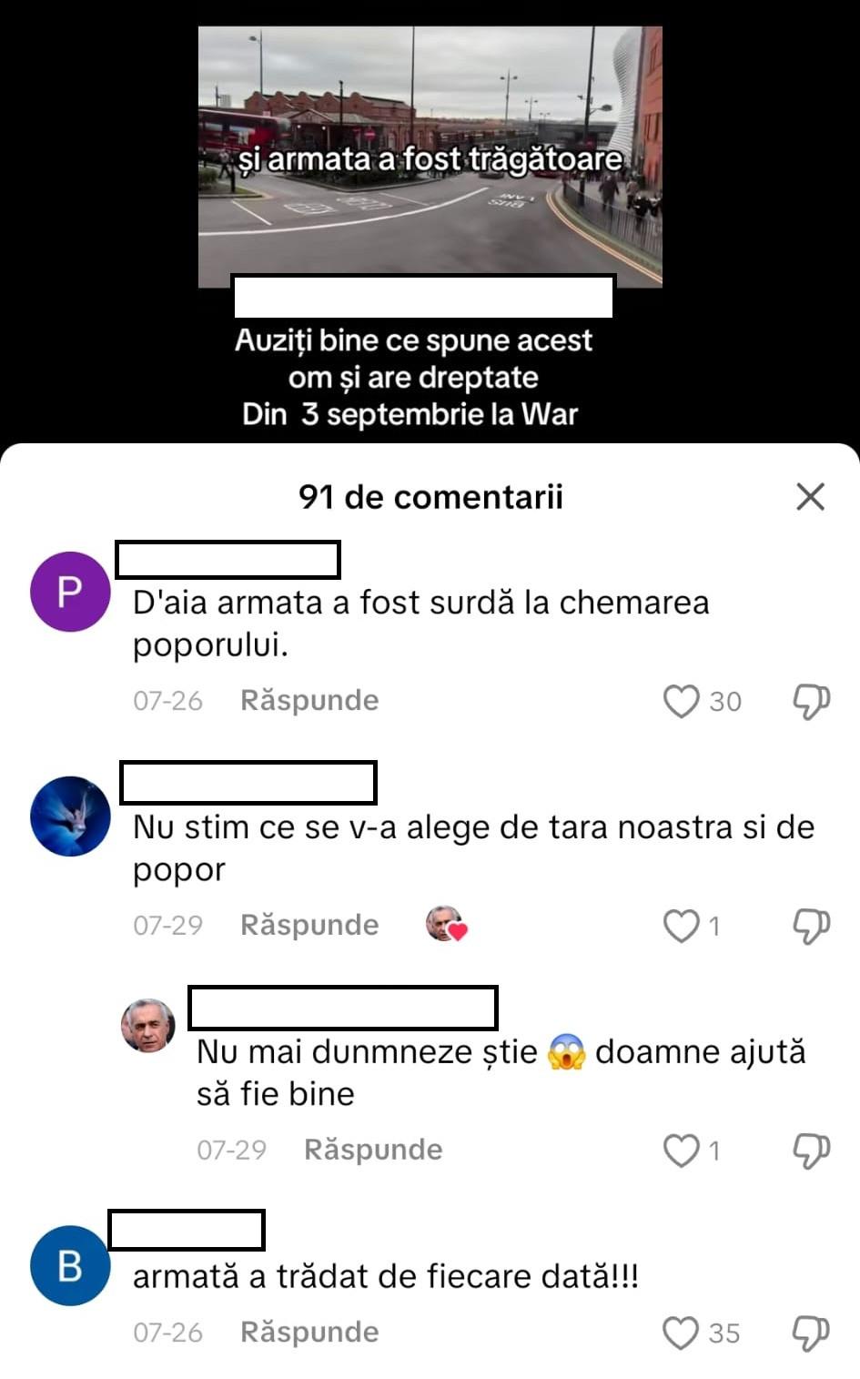 România nu a intrat în război miercuri, dar a început o altă campanie de manipulare pe Tiktok : minciuna cu noul Covid 1004061