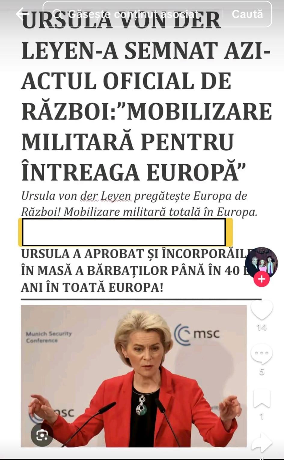 România nu a intrat în război miercuri, dar a început o altă campanie de manipulare pe Tiktok : minciuna cu noul Covid 1004065