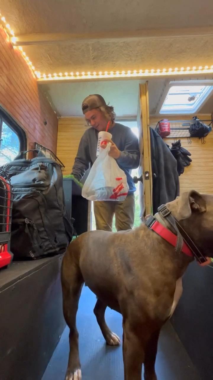 Un tânăr și-a construit cu 2.500 de euro o locuință pe camioneta lui și acum e liber să meargă unde vrea 1005624