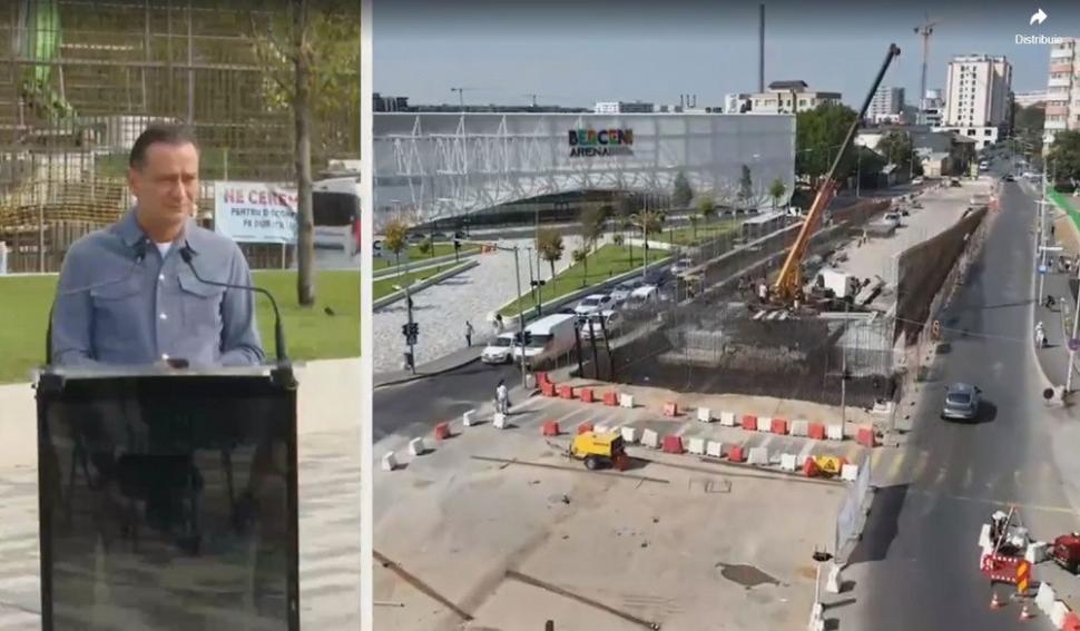 Daniel Băluţă a anunţat când se vor încheia lucrările la Pasajul Apărătorii Patriei. Proiectul costă 20 de milioane de euro 1006467