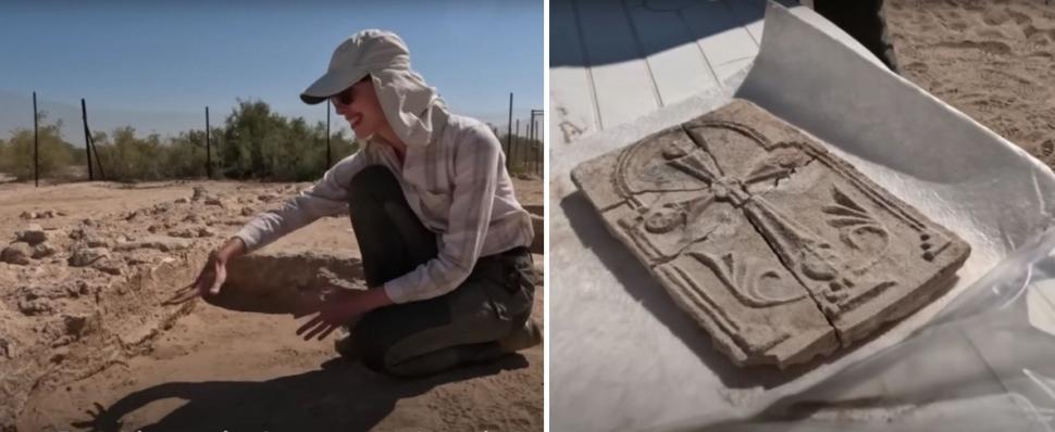 O cruce creștină rară, veche din secolul VII, a fost descoperită pe o insulă îndepărtată, în mijlocul unor stațiuni de lux din EAU 1007165