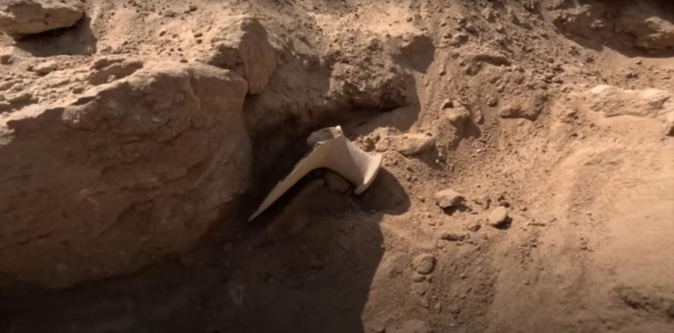 O cruce creștină rară, veche din secolul VII, a fost descoperită pe o insulă îndepărtată, în mijlocul unor stațiuni de lux din EAU 1007173