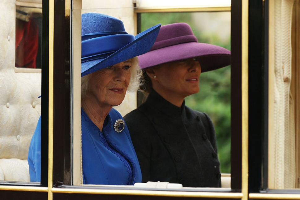 Moment istoric. Donald Trump și Melania au fost plimbați cu caleașca de aur la Windsor. Castelul e înconjurat de un "scut de oțel" 1008016