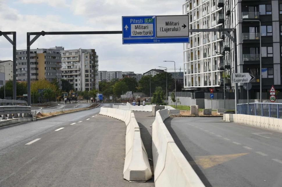 Pasajul Ciurel nu mai e „cel mai scump viraj la stânga din România”. Strada Amilcar Săndulescu, proaspăt modernizată, a salvat situația 1007958