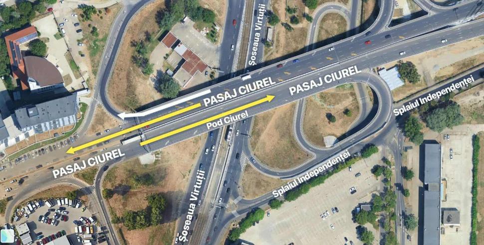 Pasajul Ciurel nu mai e „cel mai scump viraj la stânga din România”. Strada Amilcar Săndulescu, proaspăt modernizată, a salvat situația 1007959