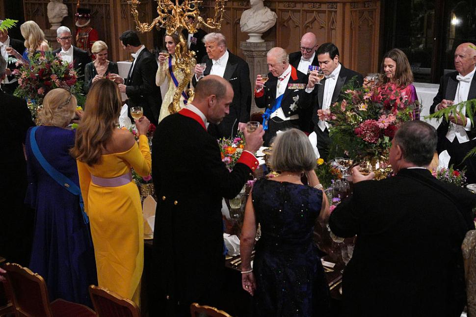 Ce a fost în meniu și cine a fost pe lista de invitați la banchetul de stat de la Windsor 1008228