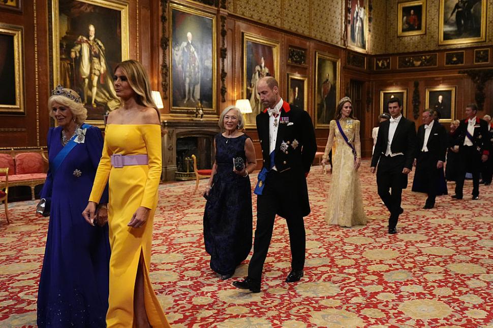 Parada luxului la Windsor. Kate a furat privirile cu tiara Prințesei Diana. Rochia "îndrăzneață" a Melaniei a iscat controverse 1008318