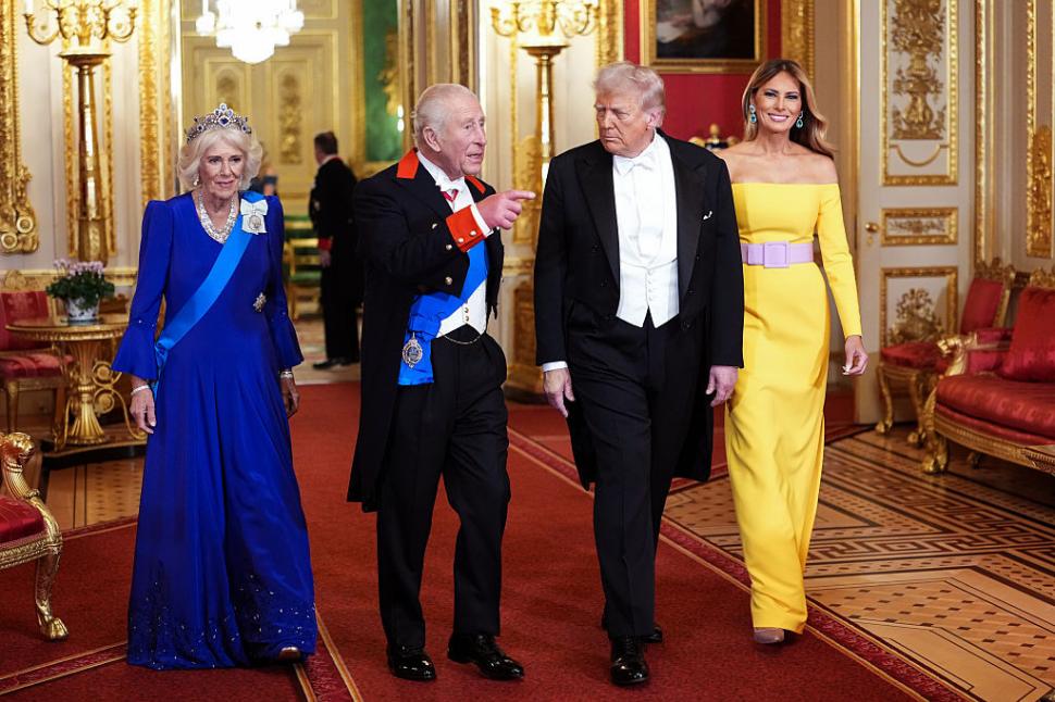 Parada luxului la Windsor. Kate a furat privirile cu tiara Prințesei Diana. Rochia "îndrăzneață" a Melaniei a iscat controverse 1008326