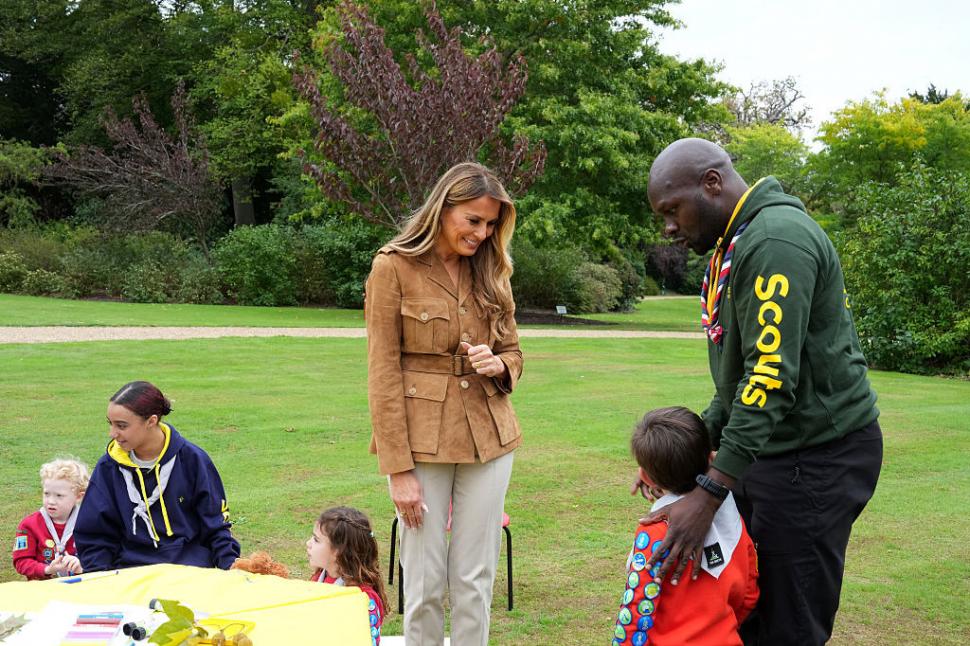 Imagini spectaculoase cu Melania Trump și Regina Camilla în vizită la Casa de Păpuși Windsor 1008873