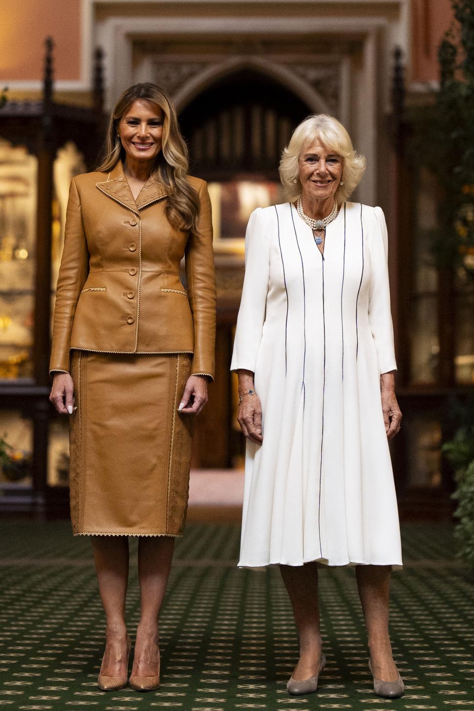 Imagini spectaculoase cu Melania Trump și Regina Camilla în vizită la Casa de Păpuși Windsor 1008887