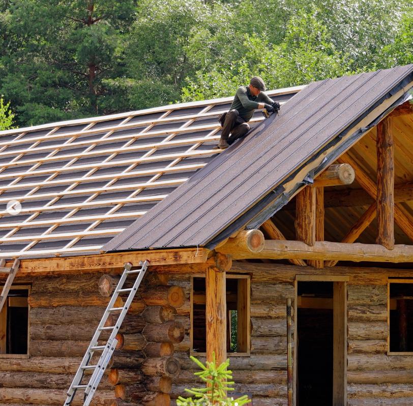 Un tânăr de 23 de ani și-a construit singur o casă cu 3.000 de euro și ce a găsit prin pădure 1009779