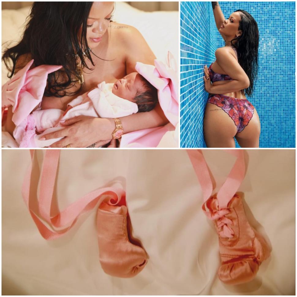 Rihanna a devenit mamă pentru a treia oară. Prima imagine cu fiica ei şi numele neobişnuit ales 1009915