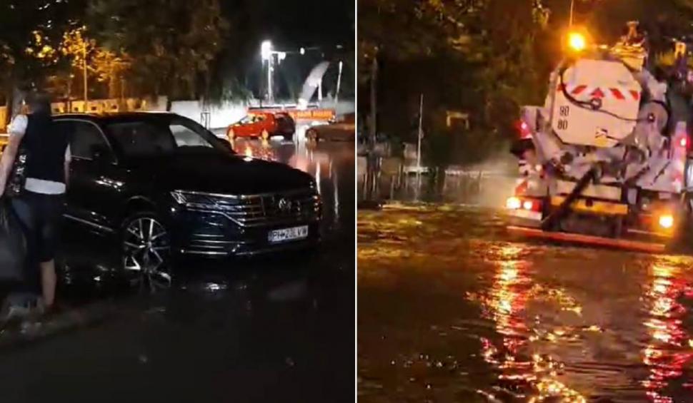 Haos în București: tramvaie și troleibuze blocate, copaci prăbușiți și trafic aerian afectat de furtuna de vineri seară 1012178