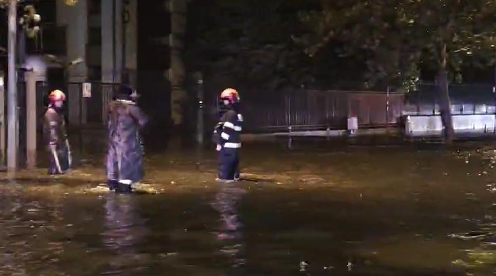 Haos în București: tramvaie și troleibuze blocate, copaci prăbușiți și trafic aerian afectat de furtuna de vineri seară 1012186