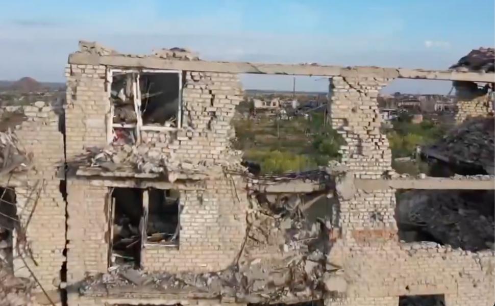 Imagini șocante din orașul ”eliberat” de ruși. Galina, singura femeie rămasă, din cei peste 10.000 de locuitori 1012070