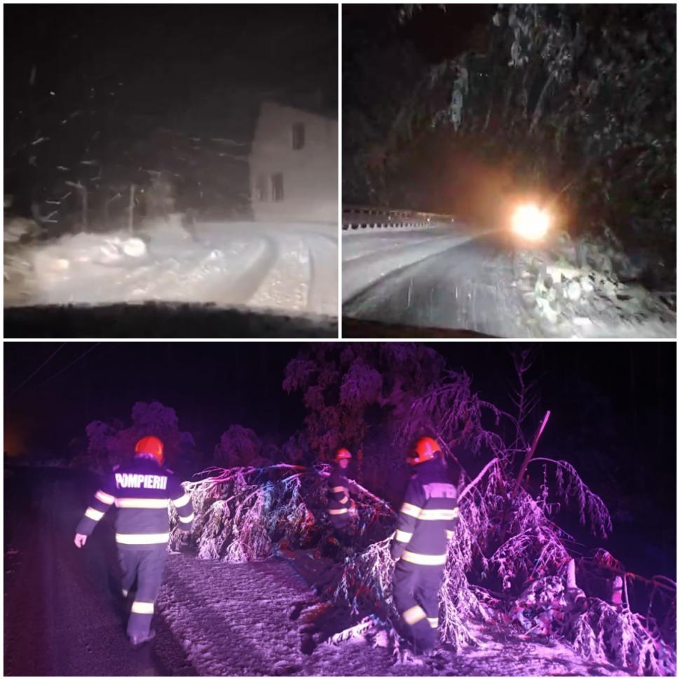 Blackout în stațiuni montane, mașini blocate și turiști salvați din zăpadă de jumătate de metru. Ninsoarea face prăpăd la munte 1012235