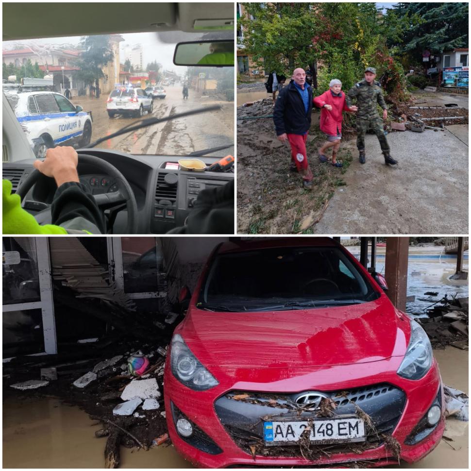 Imagini apocaliptice cu inundaţiile din Bulgaria. 3 oameni au murit şi zeci de maşini au ajuns în mare 1012287