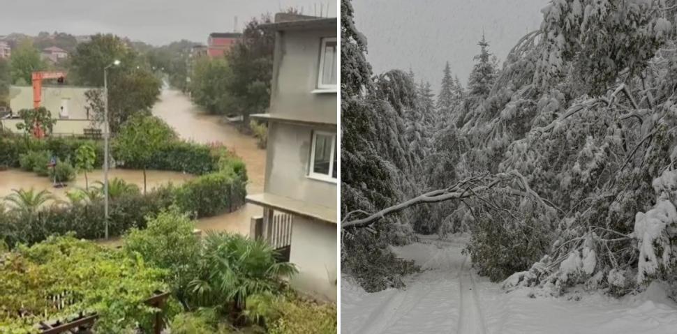 Bulgaria, devastată de inundaţii şi ninsori. Mai multe hoteluri au fost inundate şi şcolile au fost închise din cauza vremii extreme 1013140