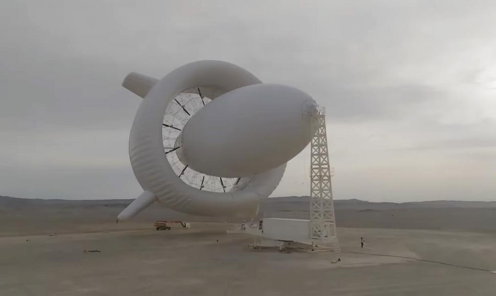 China a lansat cea mai mare eoliană gonflabilă din lume, care poate să zboare la altitudini mari: Cum arată și cât produce S1500 1013328