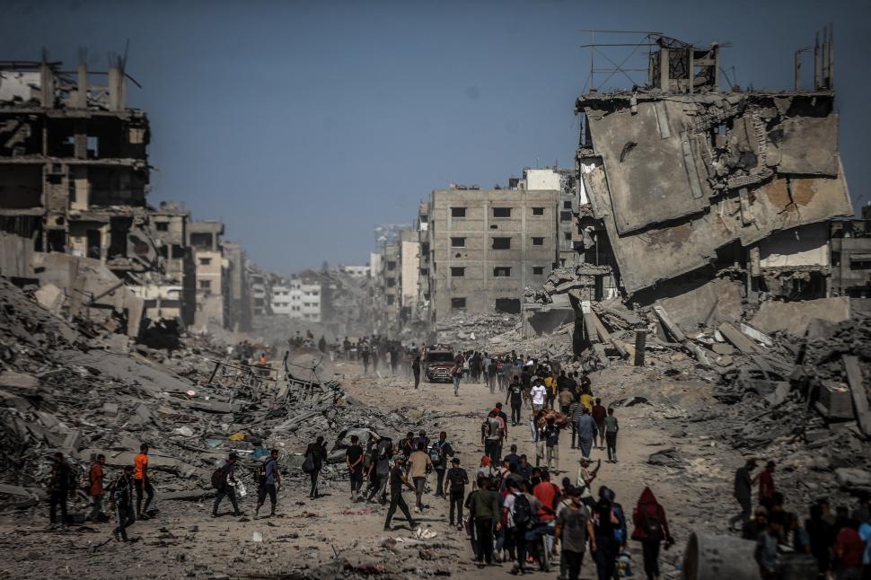 Imaginile durerii și neputinței: Palestinienii se întorc în Gaza după doi ani, dar casele lor nu mai există. „Nu știm unde să mergem” 1014234