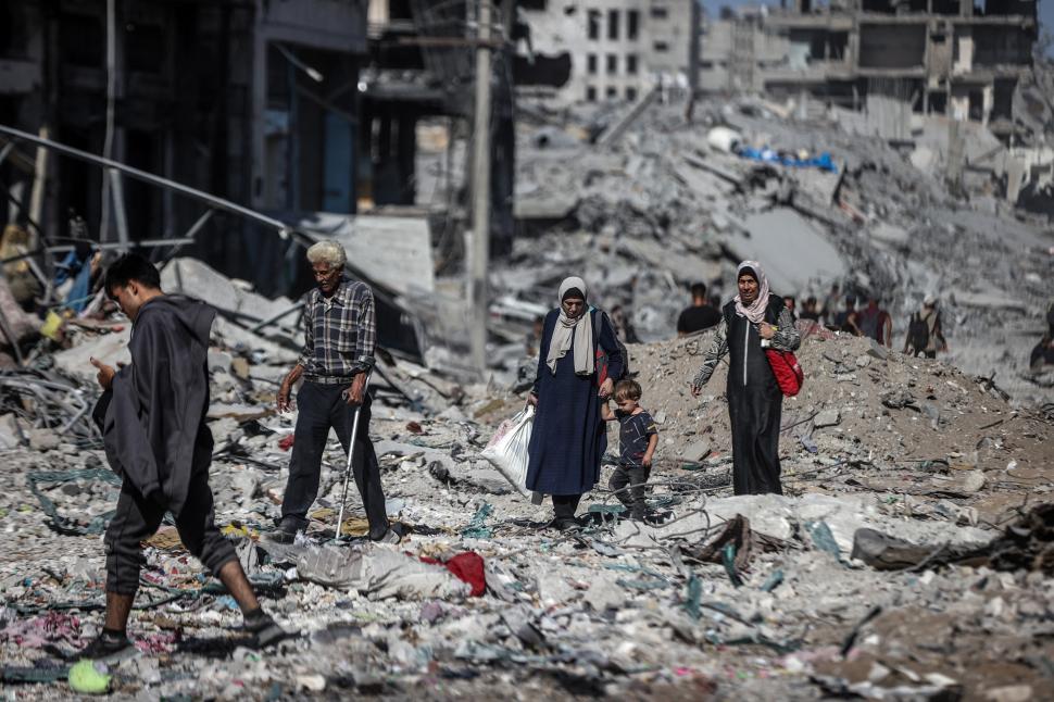 Imaginile durerii și neputinței: Palestinienii se întorc în Gaza după doi ani, dar casele lor nu mai există. „Nu știm unde să mergem” 1014236