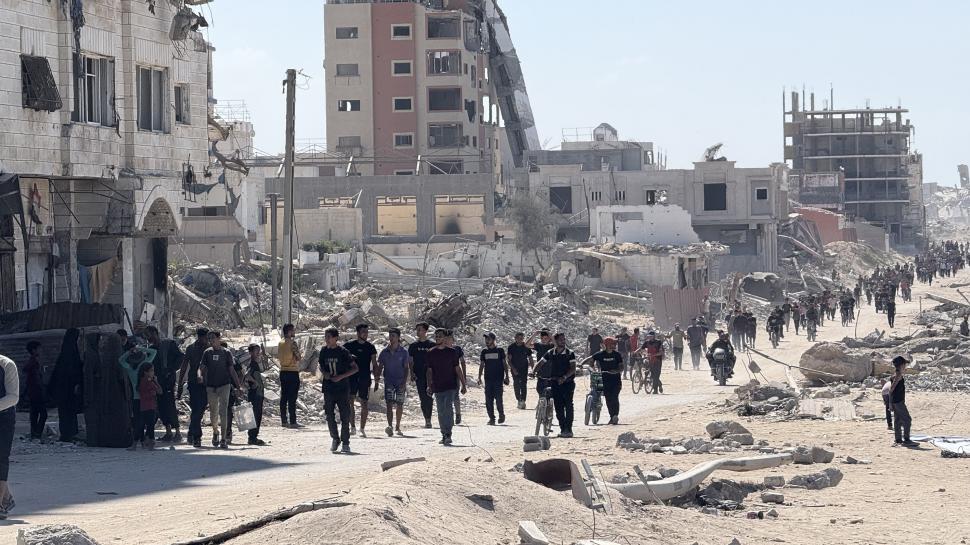 Imaginile durerii și neputinței: Palestinienii se întorc în Gaza după doi ani, dar casele lor nu mai există. „Nu știm unde să mergem” 1014238