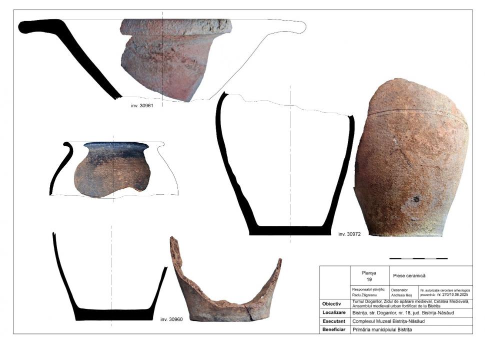 Descoperire arheologică importantă, la o cetate medievală din România: S-a găsit o groapă misterioasă cu artefacte, în Turnul Dogarilor 1014823