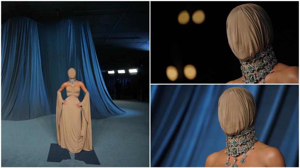 Apariție șocantă la un eveniment de la Hollywood. Toată lumea s-a întrebat cine este vedeta cu mască pe față: O dau jos ca să mănânc 1016474