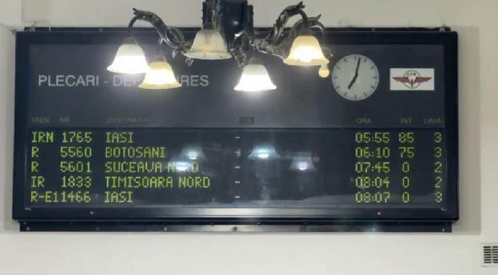 Haos în gări. Zeci de trenuri ale CFR Călători au fost suspendate. Elevii şi muncitorii au aflat abia pe peron că nu au cu ce pleca 1016798