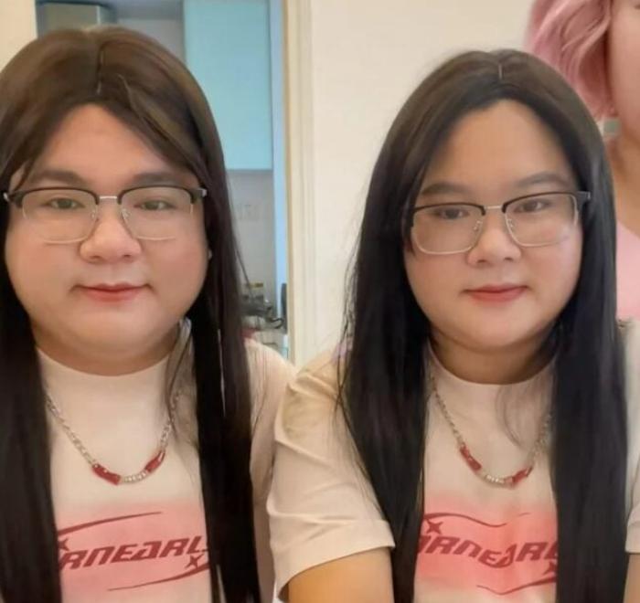 „Cine e el, cine e ea?” Doi soți care arată identic au devenit virali, iar afacerea lor este pe val de când postează clipuri cu ei 1017714