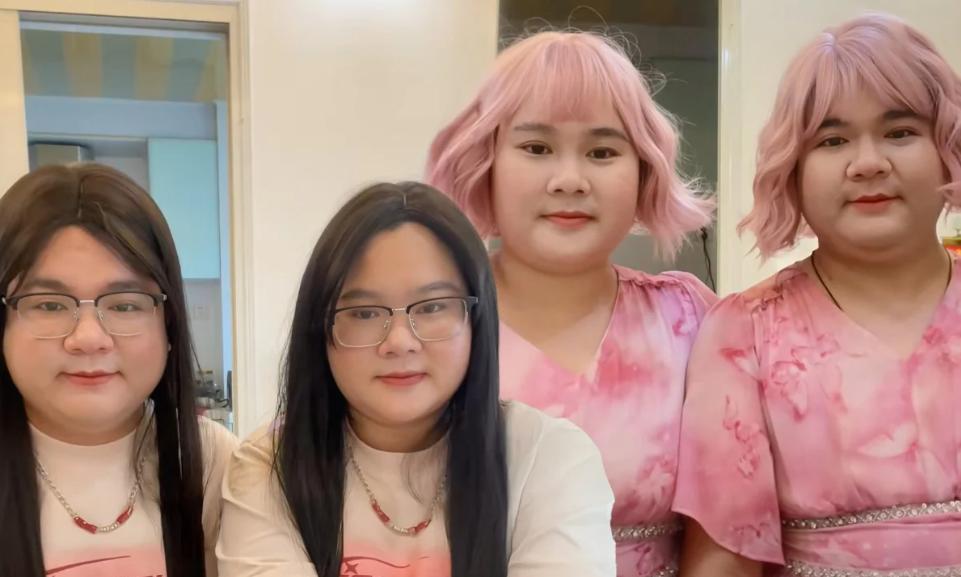 „Cine e el, cine e ea?” Doi soți care arată identic au devenit virali, iar afacerea lor este pe val de când postează clipuri cu ei 1017719