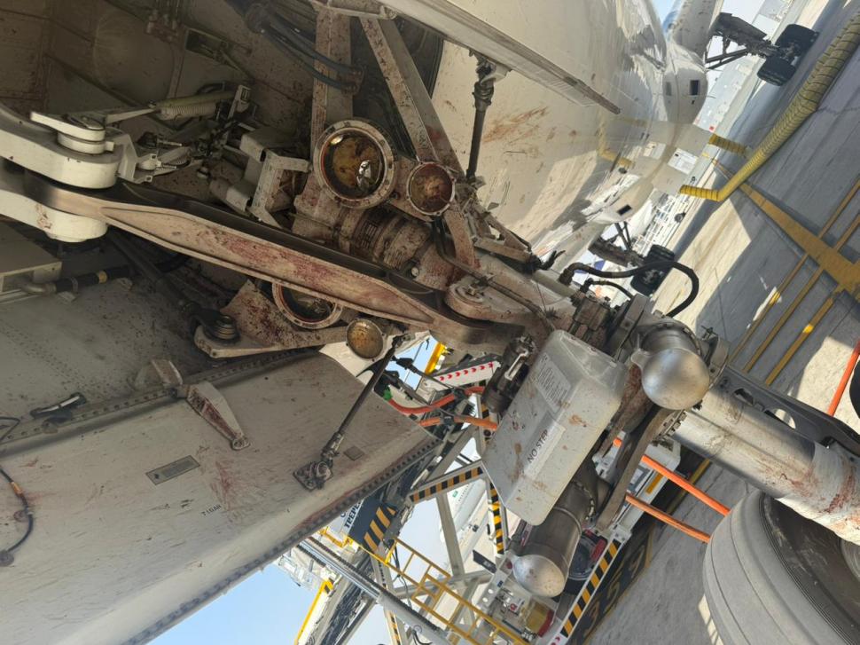 Imagini teribile cu un avion avariat după ce a intrat într-un stol de păsări imediat după decolare. Momentul a fost filmat 1018746