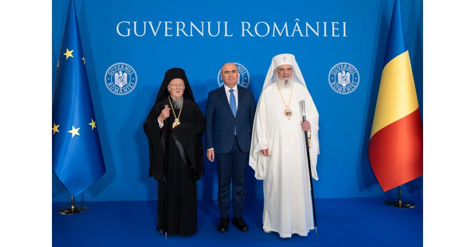 Ilie Bolojan s-a întâlnit la Palatul Victoria cu Patriarhul Ecumenic Bartolomeu I și Patriarhul Daniel: “O mare bucurie creştinească” 1019144