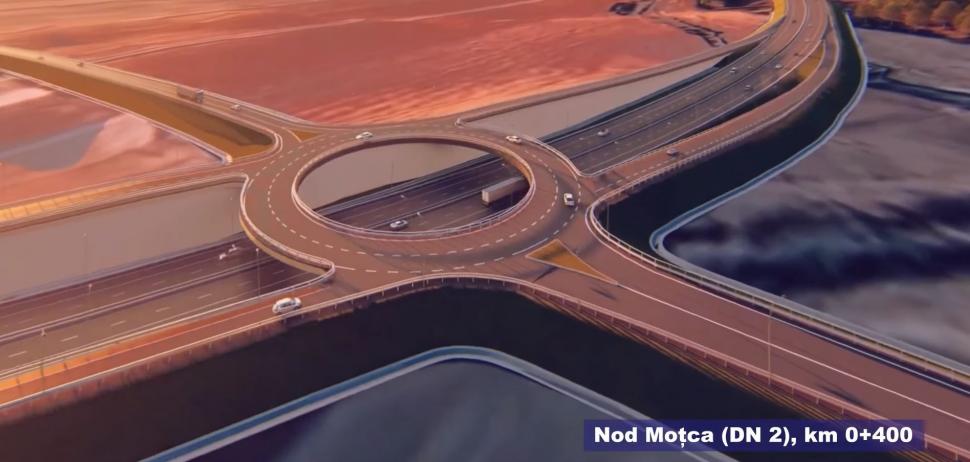 Cum va arăta primul tronson al Autostrăzii A8 Târgu Neamţ - Iaşi - Ungheni. Va fi construit de firme din România şi Bulgaria  1019749