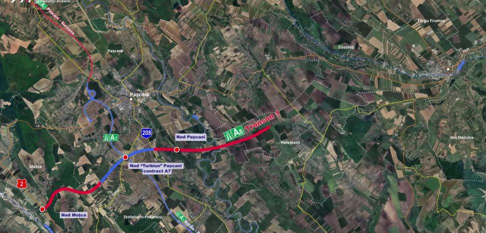 Cum va arăta primul tronson al Autostrăzii A8 Târgu Neamţ - Iaşi - Ungheni. Va fi construit de firme din România şi Bulgaria  1019752